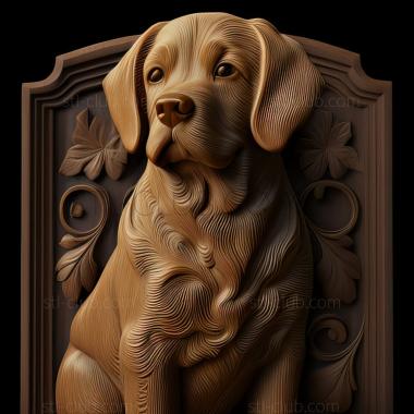 3D model st Barry the dog famous animal (STL)